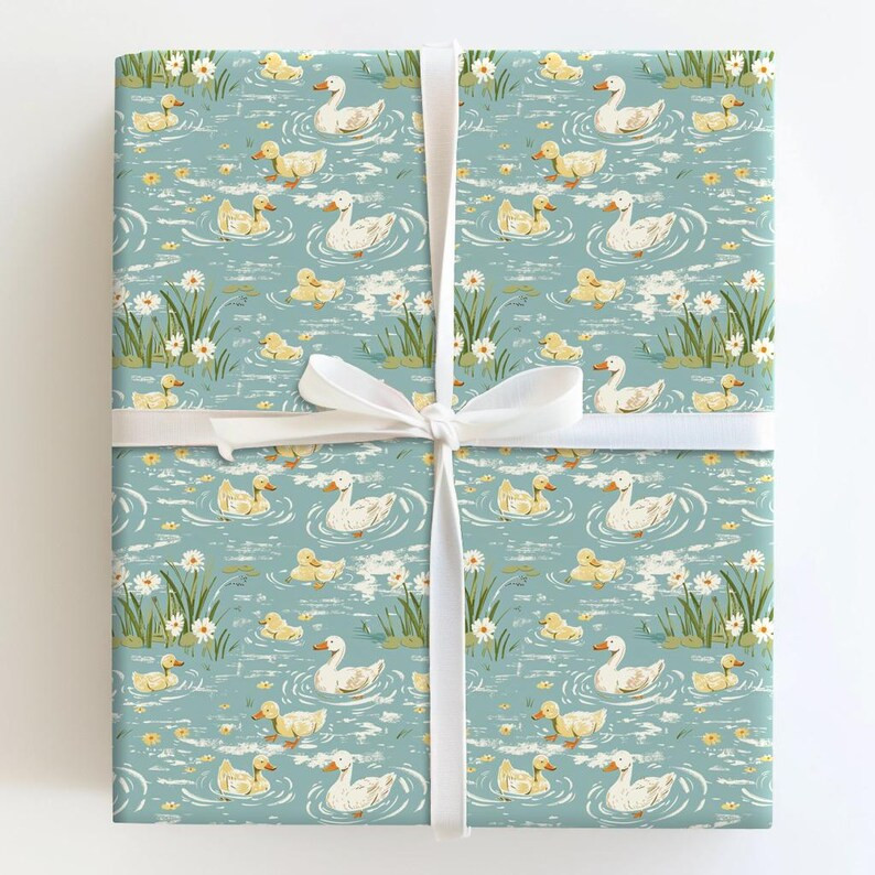 Baby Duckling Wrapping Paper - Etsy | Etsy (US)