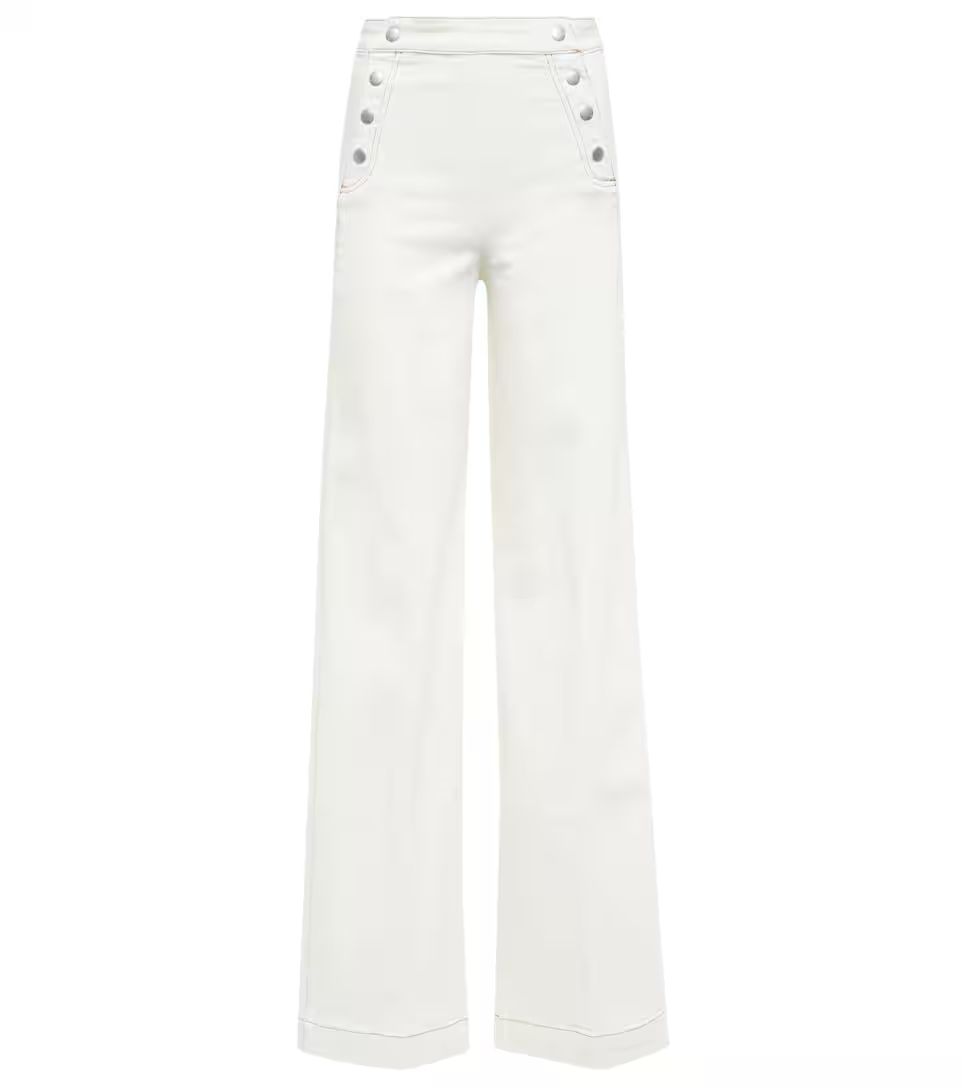 Sailor Snap high-rise wide-leg jeans | Mytheresa (US/CA)