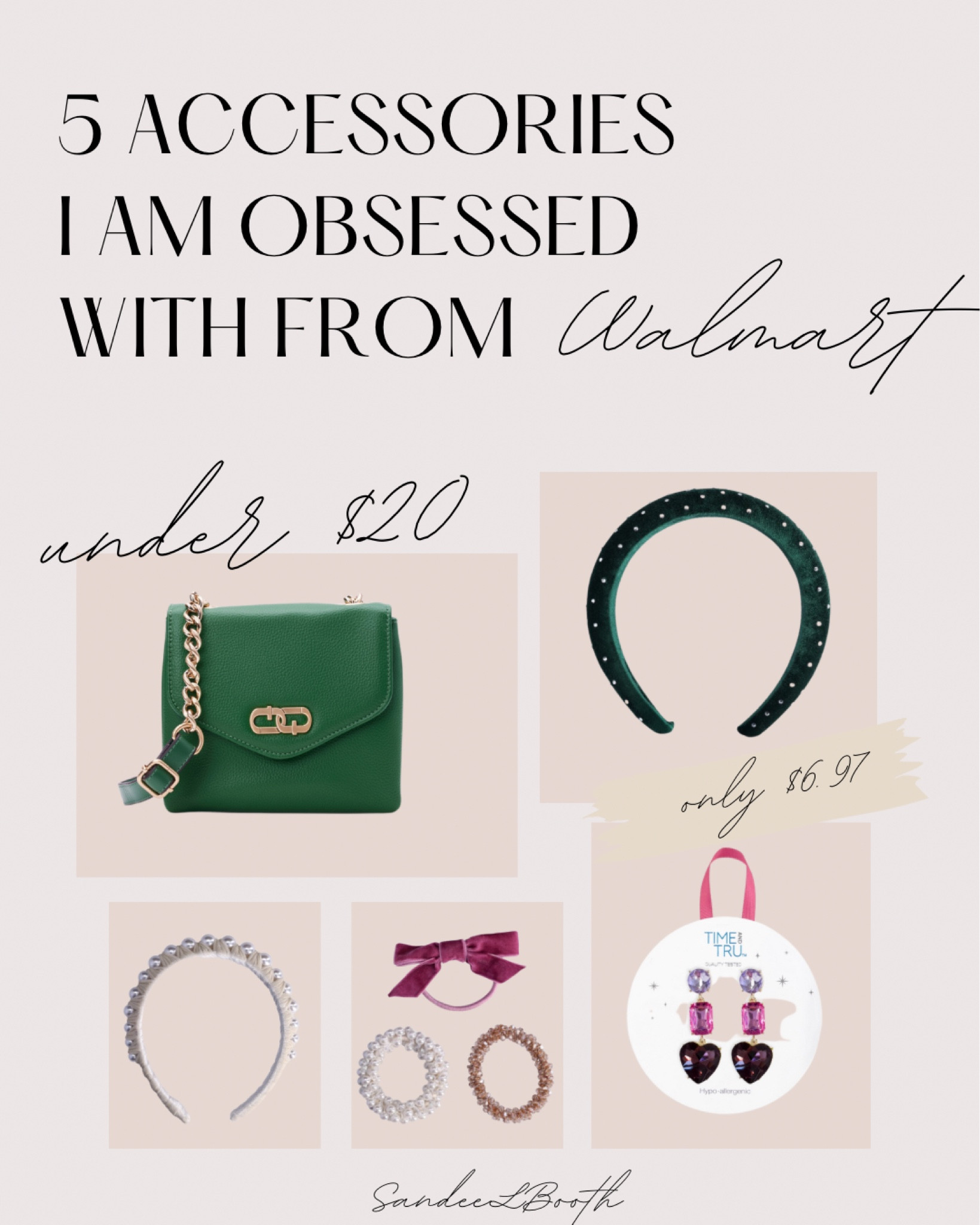 #WalmartPartner Gorgeous glam accessories for the holidays under $20! Perfect for keeping or gifting. 🙌 #walmartfashion @walmartfashion @walmart

#LTKGiftGuide #LTKstyletip #LTKparties