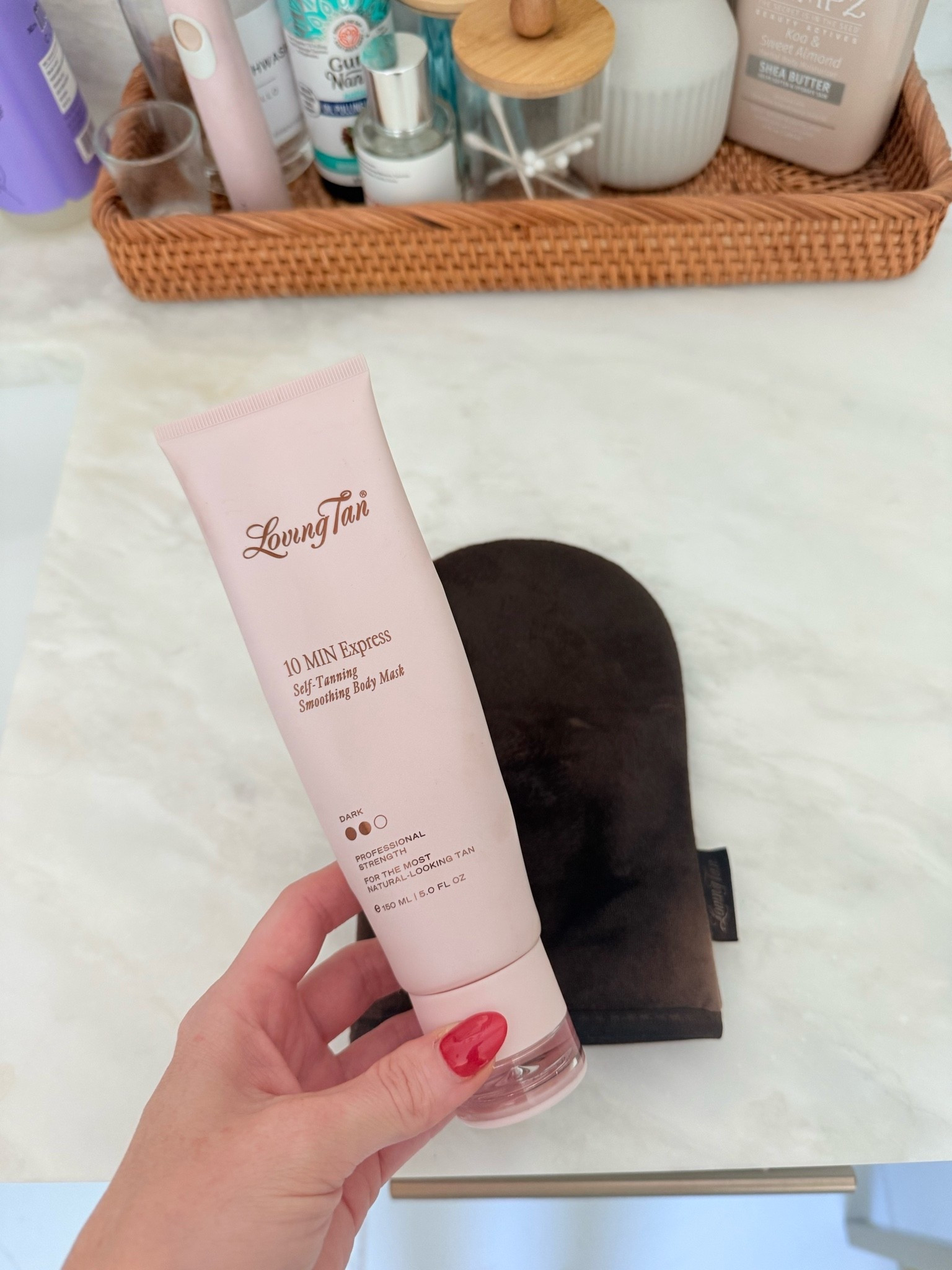 Now that I’m on my second bottle I can say this is truly my new fave sunless tanner! I leave on longer (typically an hour) for a darker tan, but I’ve slept in it too. The key is to ONLY RINSE WITH WATER! Don’t use soap when washing off the color guide and don’t use body lotion after! It allows the tan to reach full potential!

#LTKBeauty #LTKSeasonal #LTKgrwm