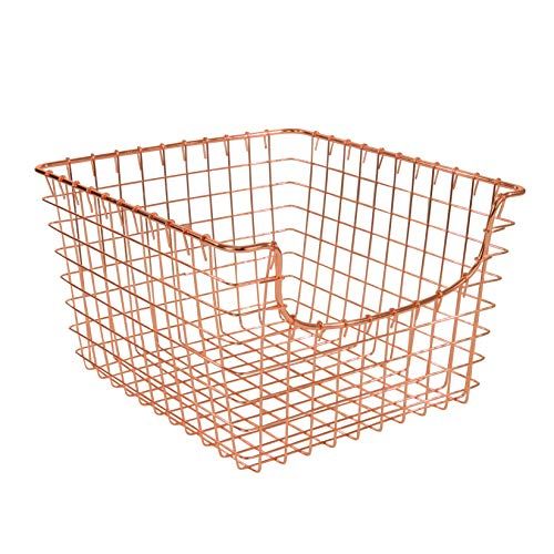 Spectrum Diversified Scoop Wire Basket, Vintage-Inspired Steel Storage Solution for Kitchen, Pant... | Amazon (US)