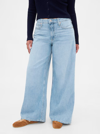 Curvy Mid Rise UltraSoft Baggy Jeans | Gap (US)