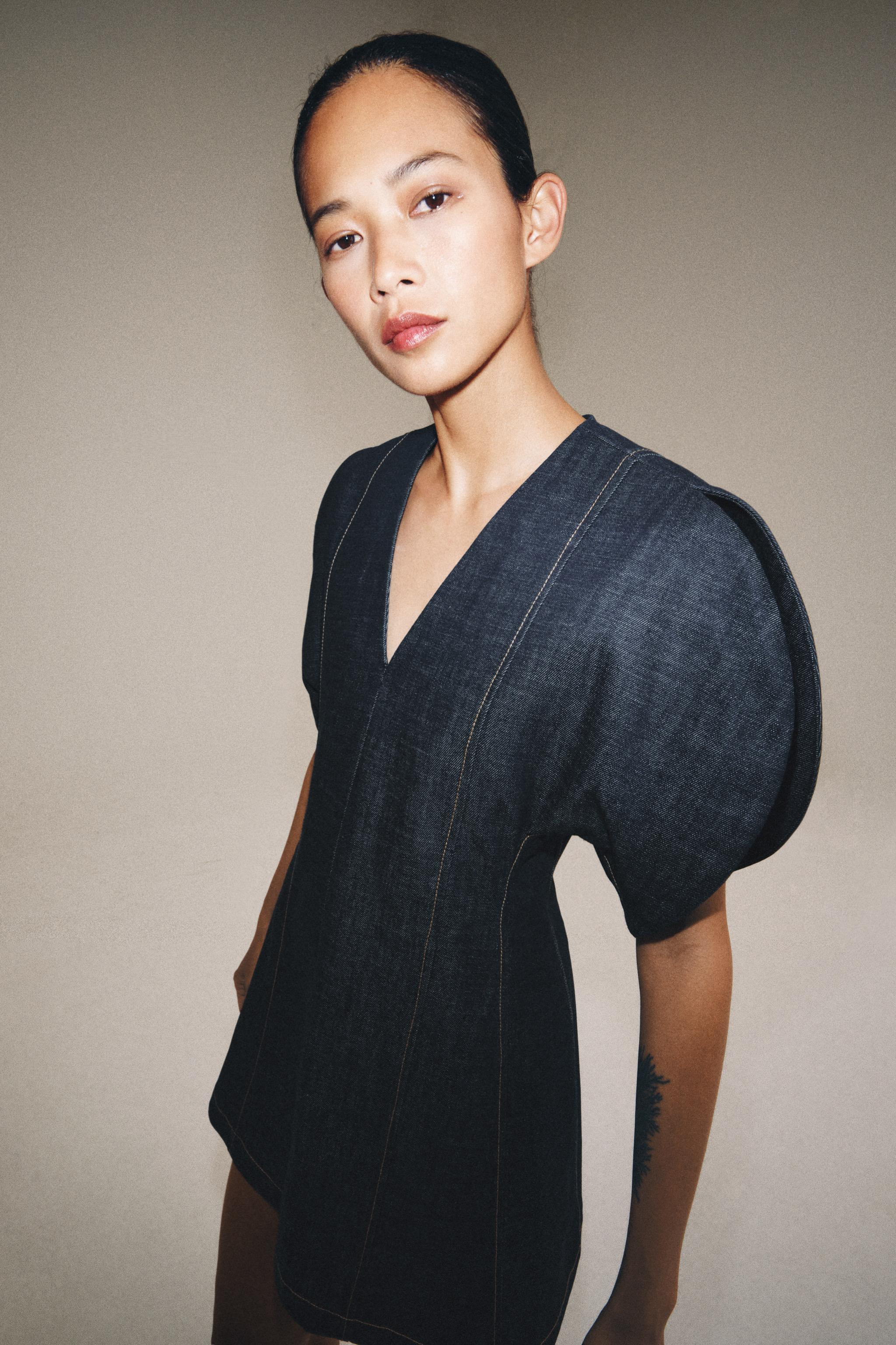 ZW COLLECTION DENIM DRESS | Zara US