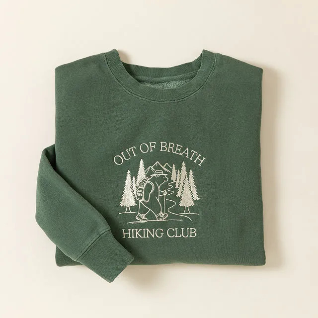 Out of Breath Hiking Club Sweatshirt | UncommonGoods