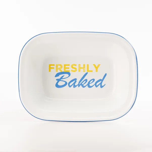 Enamel Pie Dish | Dunelm (migrated)