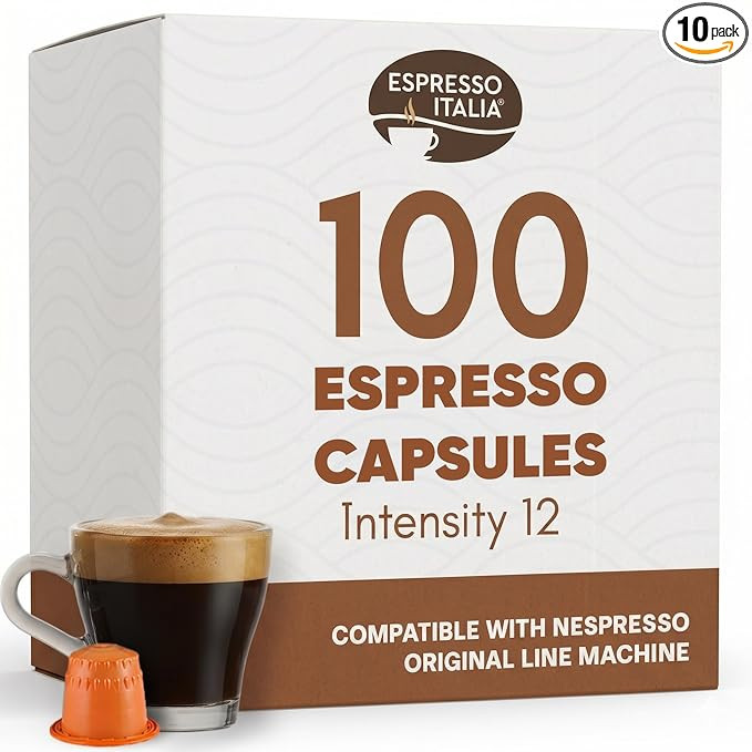 FORTE Espresso Pods for Nespresso Original Line - 12/12 Intensity Italian Roast - 100% Food-Grade... | Amazon (US)