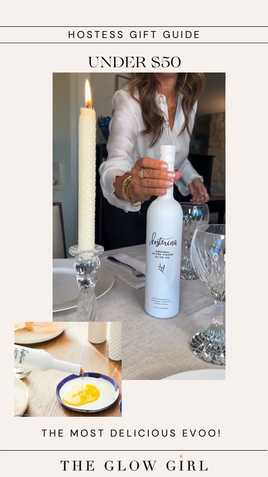 I absolutely LOVE this #Kosterina olive oil.  It is harvested early and cold pressed in southern Greece, using 100% Koroneiki olives. Delicious EVOO to have on the table this holiday season or bring along as a #hostessgift 

#amazonfind #ltkhome #amazonmusthave

#LTKGiftGuide #LTKHoliday #LTKfindsunder50