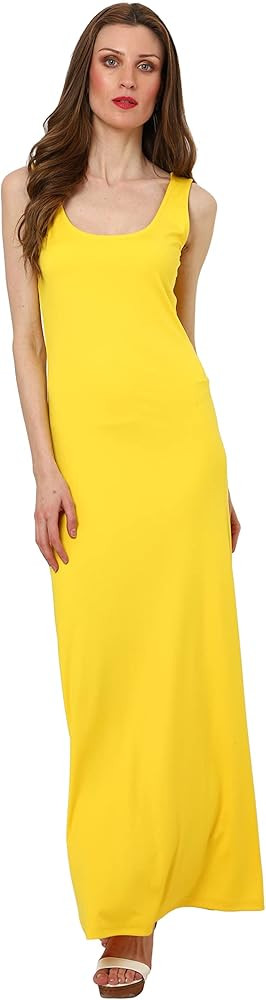 Miss Lavish London Women's Casual Sleeveless Summer Ankle Length Beach Maxi Long Dress | Amazon (US)