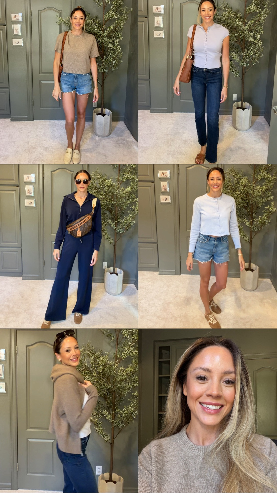 What I wore this week!

Mother denim- 26
Frame denim- 26
Spanx Set- Small
Abercrombie shorts- 27 curve love
Abercrombie tee- medium
Target cardigan- medium
Aritzia cardigan- small
Artizia cashmere- small
Abercrombie knit top- small

Working mom, boy mom, easy outfit, easy casual outfit, casual outfit ideas, work outfit ideas, work from home 

#LTKootd #LTKdayinmylife #LTKmomlife