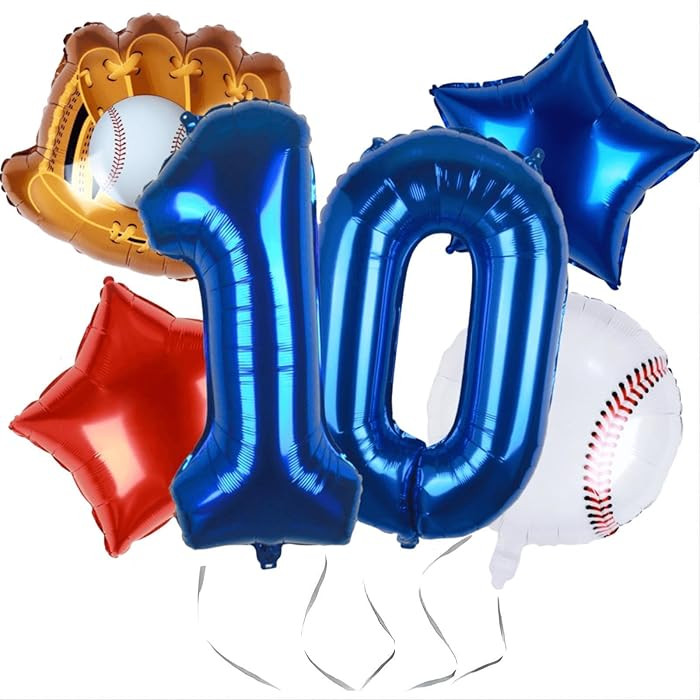Baseball Balloons 10th Birthday Decorations for Boys | Baseball Birthday Decoration Sports Theme ... | Amazon (US)