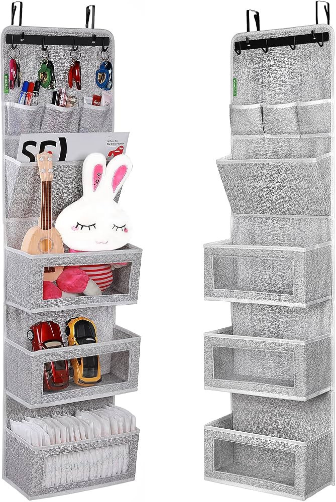 VICTORICH All-IN-ONE Over the Door Organizer, Super Behind the Door Storage Organizer with Door R... | Amazon (US)