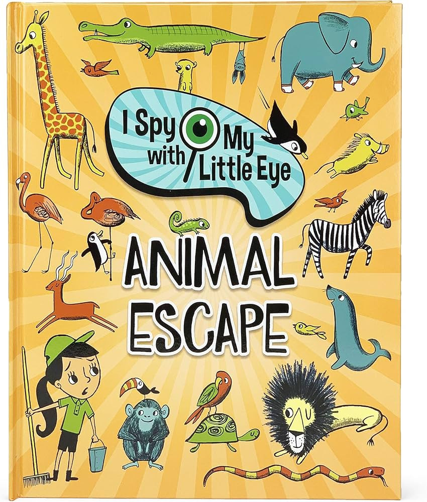 I Spy With My Little Eye Animal Escape - Kids Search, Find, and Seek Activity Book, Ages 3, 4, 5,... | Amazon (US)