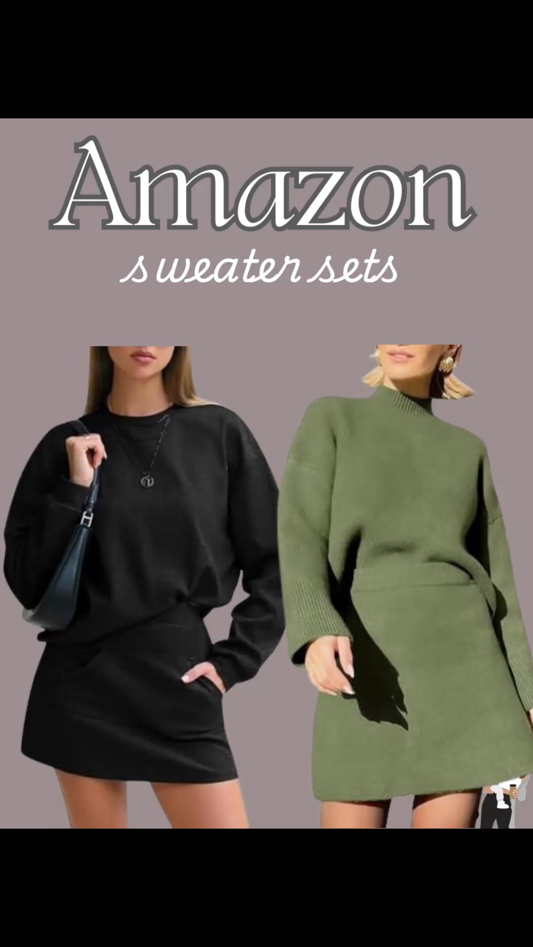 Winter sweater skirt sets from Amazon prime! 

Amazon fashion, Amazon workwear, winter workwear, winter workwear tops, winter sweater, sweaters for women, winter outfits for women, brown sweater, outfit ideas, winter ootd, amazon sweater, Amazon style, found it on Amazon, teacher outfits, church outfits, church fashion, teacher fashion, bump friendly 

#LTKWorkwear #LTKFindsUnder100 #LTKFindsUnder50