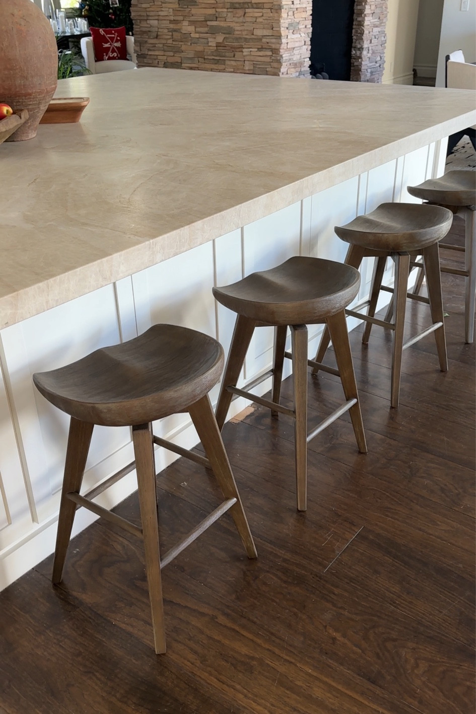 Our new barstools! 
Absolutely loooooove them - they are actually really comfortable and they SWIVEL! 🌪️🌪️🌪️ they come in counter and bar height - we have the counter size! 

Barstools home decor kitchen island stools chairs counter chair swivel stool 

#LTKhome