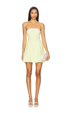 Amanda Uprichard Kerielle Dress in Provence Ivory from Revolve.com | Revolve Clothing (Global)