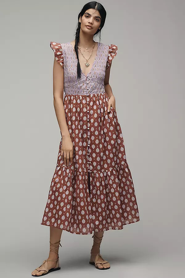 The Peregrine Midi Dress | Anthropologie (US)