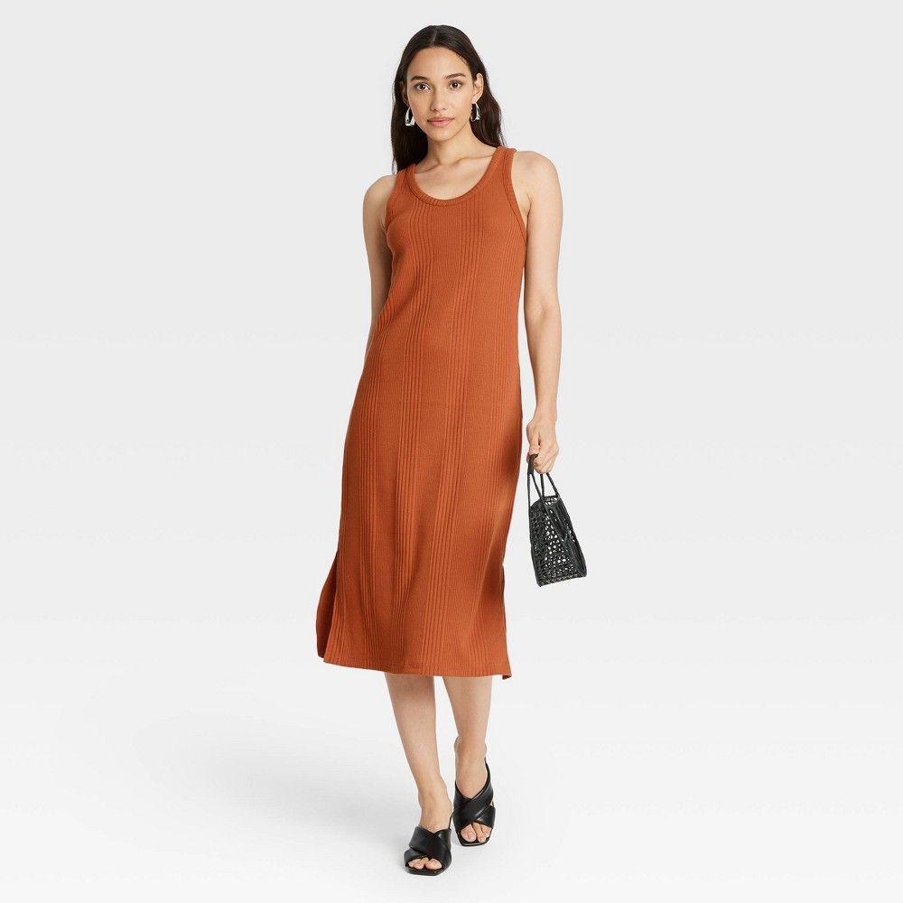 Women's Rib Knit Tank Dress - A New Day™ | Target