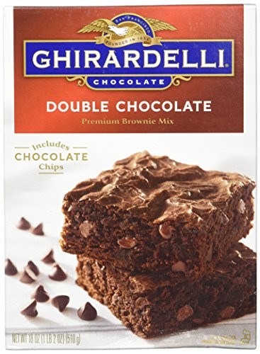 Ghirardelli Double Chocolate Brownie Mix, 18 Ounce | Amazon (US)