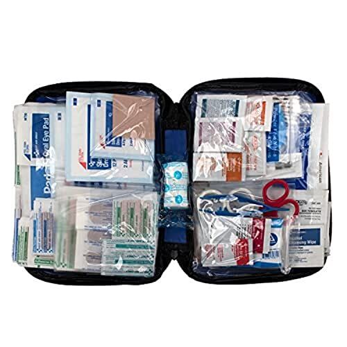 First Aid Only All-Purpose Essentials Soft-Sided First Aid Kit, Blue, 298 Pieces | Amazon (US)