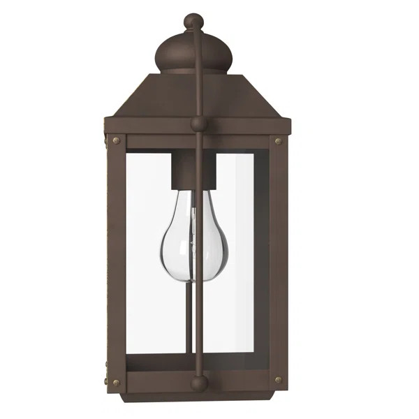 Anchorage 1-Light Outdoor Wall Mount Carriage Lantern w/ LED Included | Wayfair North America