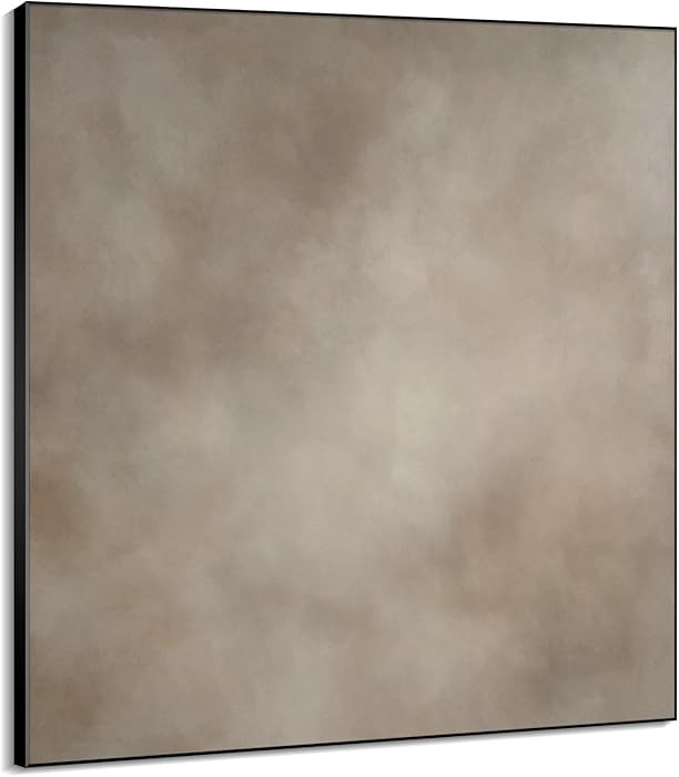 60"x60" XL Framed Wall Art - Abstract Beige and Taupe Marble (Frame Assembly Required) | Amazon (US)