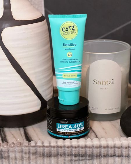 Must have products for spring and summer! This is great face and body physical sunscreen with SPF 40. It blends into the skin easily and works well under makeup. And the UREA cream is the best I've used for getting rid of crusty cracked feet. It repairs the damage and has my feet looking good overnight. Very affordable. Highly recommend!
#selfcare #beautypicks #productreview #matureskinover50

#LTKbeauty #LTKfindsunder50 #LTKover40