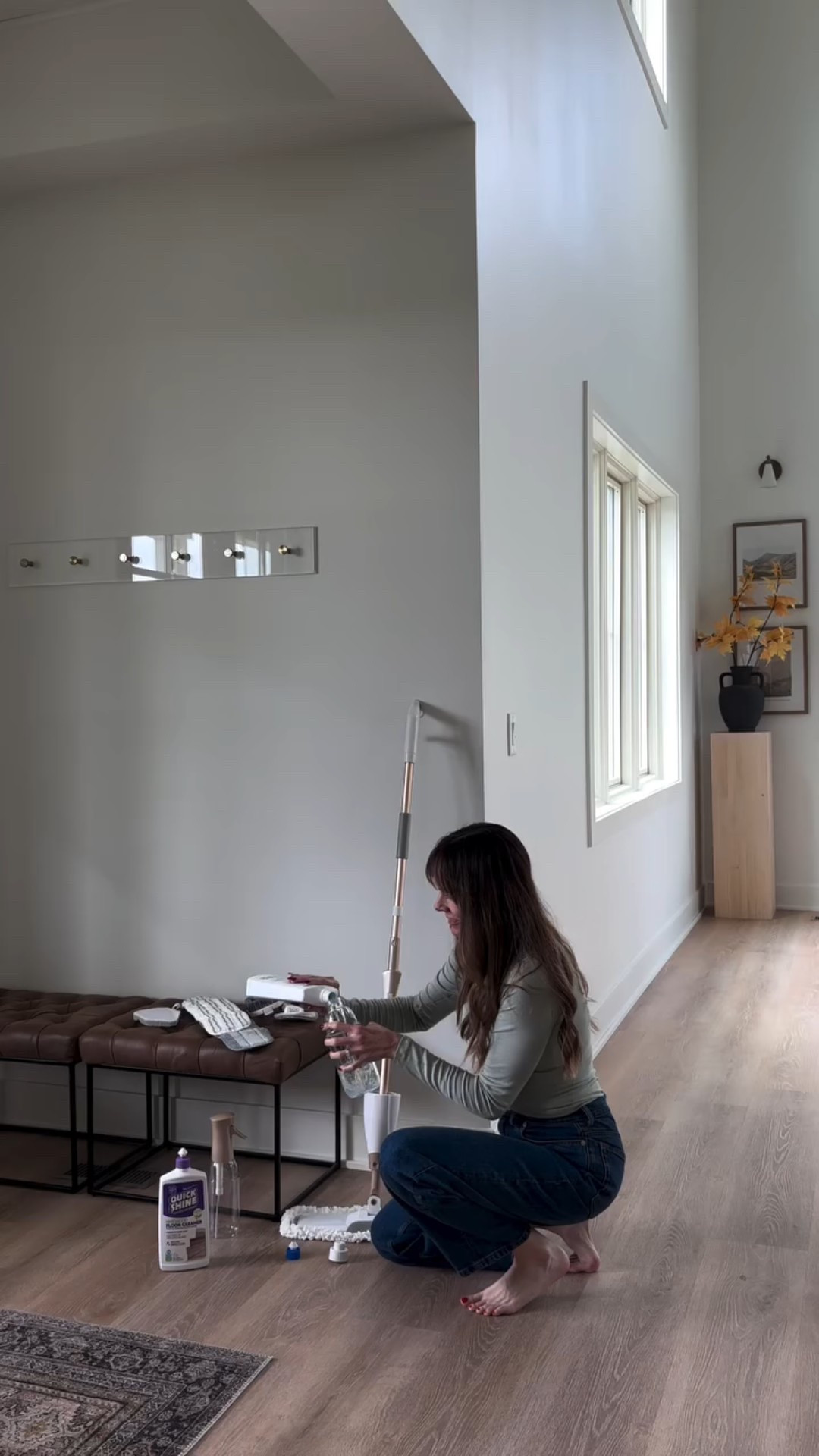 I found a new favorite mop and cleaners from @quickshinefloors.  It is so quick and easy to use with lots of mop heads.  Comment SHOP if you would like it too.  Have a great weekend!!

#whitehouse #diyhomeprojects #cleaningmotivation #floorcleaner #farmhouse #kitcheninspiration

#LTKHome