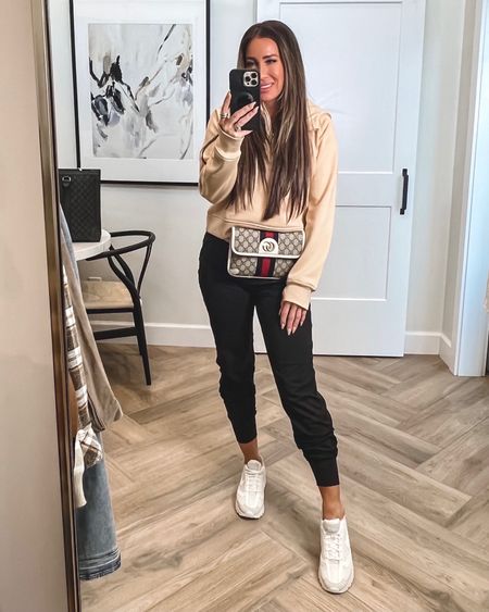 Joggers on sale and only $16!!
Nike sneakers run tts
Lululemon inspired pullover sz med
Gucci belt bag
Travel outfit 
Save 20% at t3 with code KIMT320
Save 15% at tarte with code KIM


#LTKunder50 #LTKsalealert #LTKstyletip