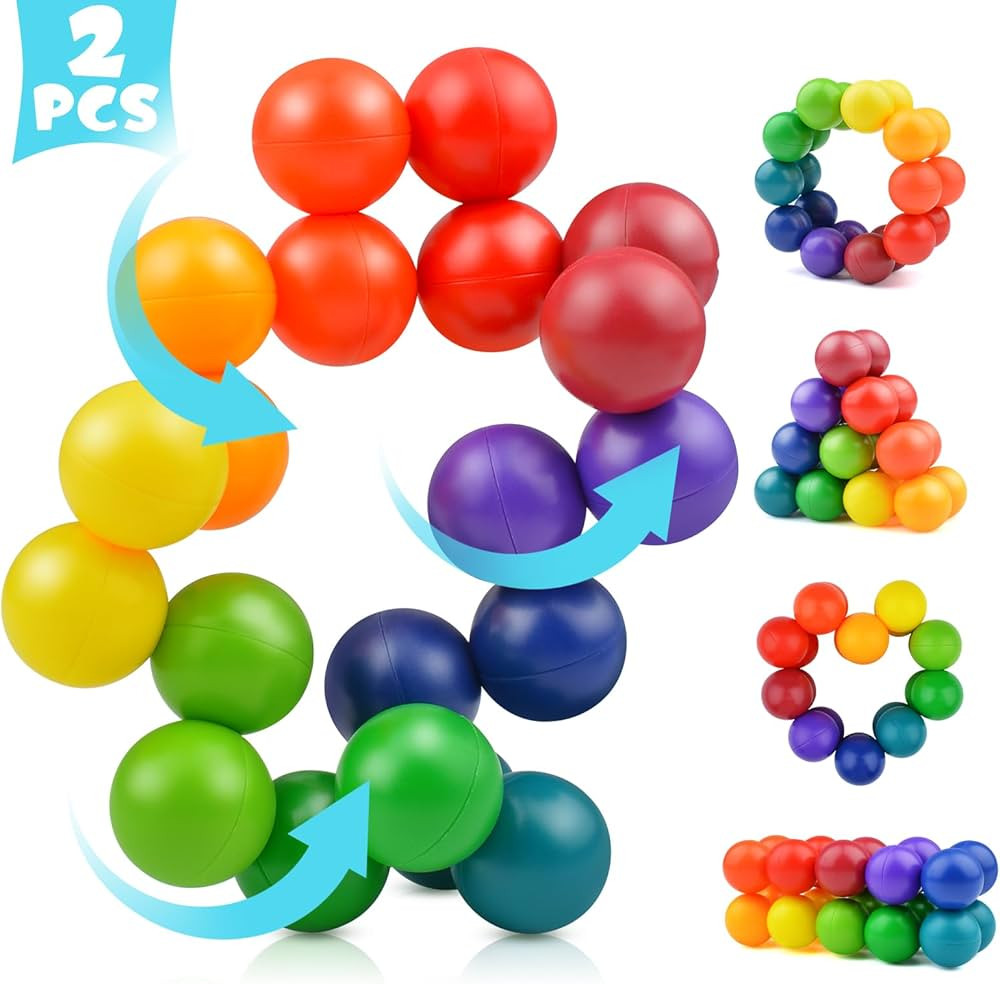 2PCS Autism Sensory Toys for Autistic Children , Sensory Fidget Toys for Adults Kids, Autism Toys... | Amazon (US)