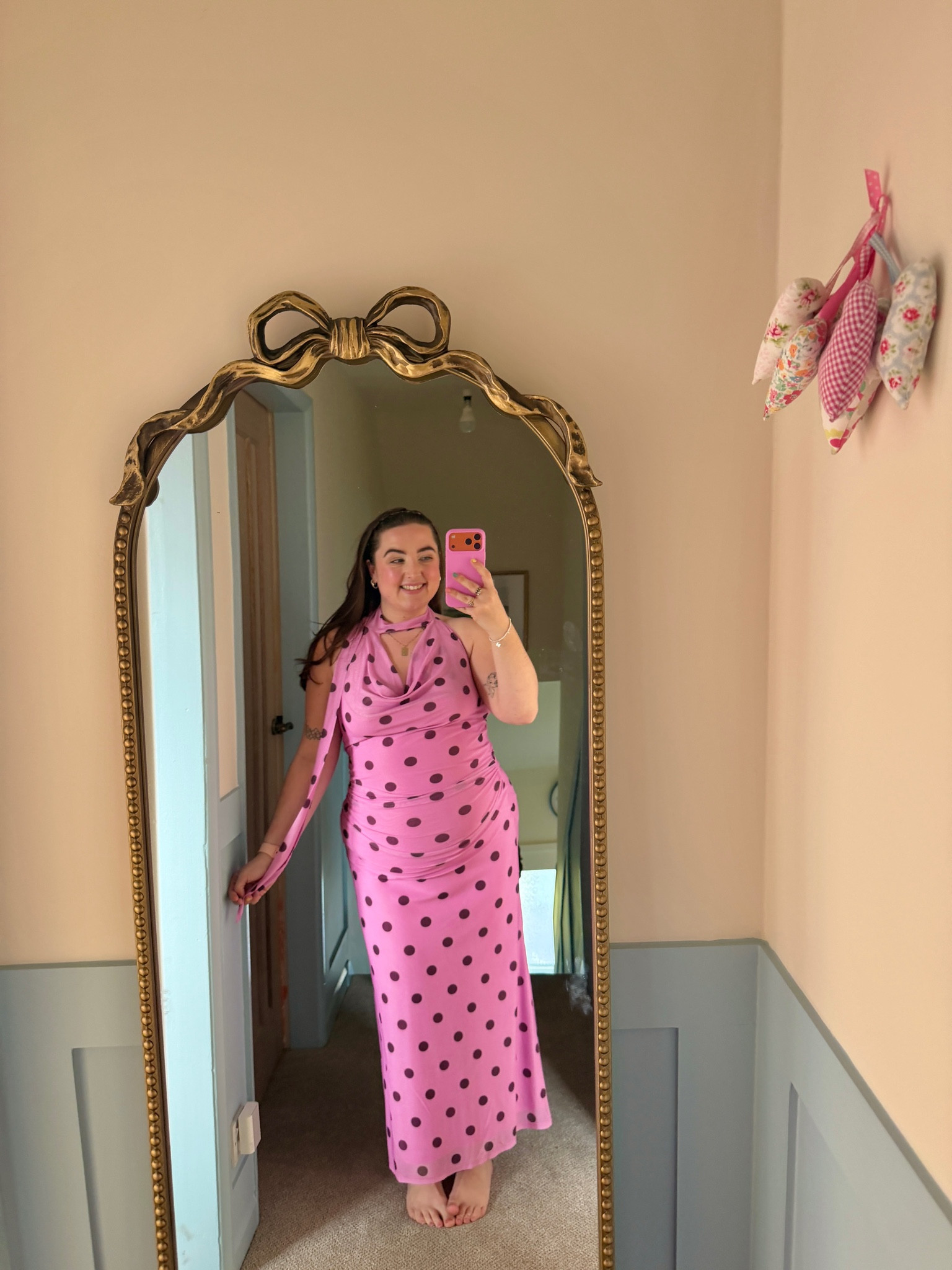 Pink polka dot dress 💗🌸✨ wearing a size 16🎀

#LTKuk #LTKmidsize #LTKdresses