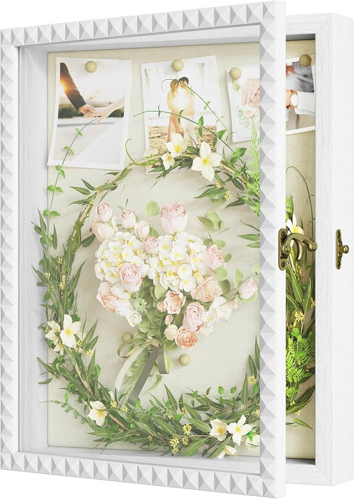 SZQINJI Shadow Box Frame 11x14 Deep Large Shadow Box Display Cases Wood Memory Box with Diamond S... | Amazon (US)