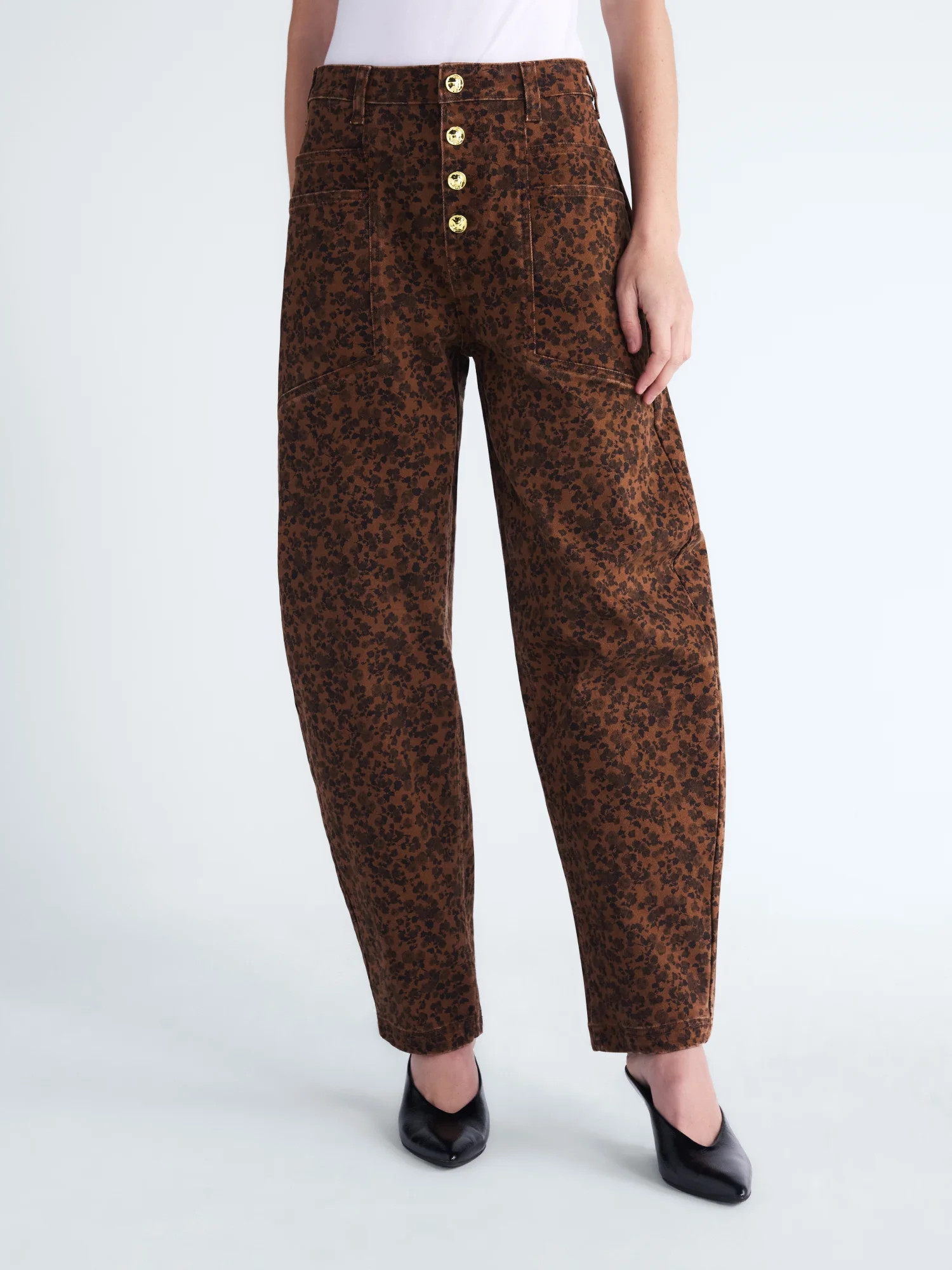 Scoop Women's and Women's Plus High Rise Tapered Leg Pants, Sizes 0-28W | Walmart (US)
