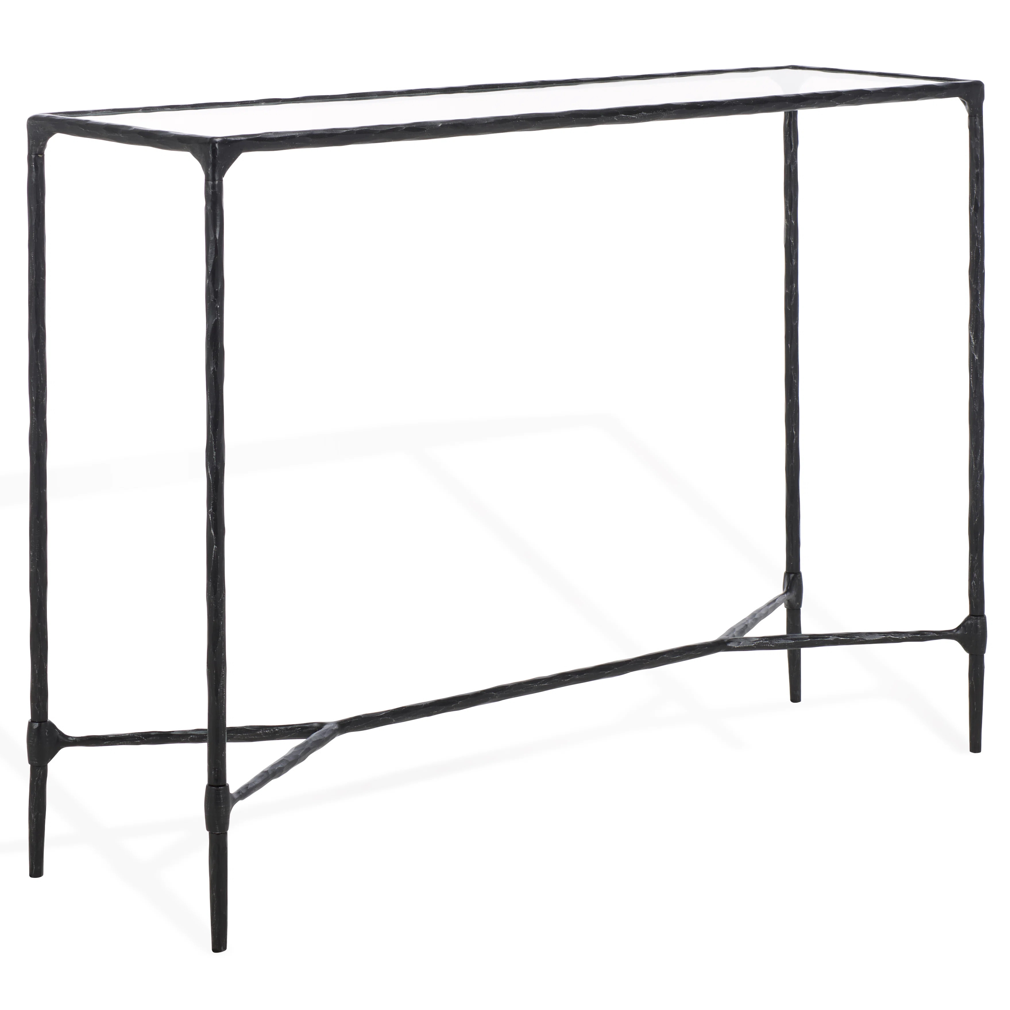 Sewall Metal And Glass Console Table | Birch Lane