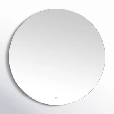 Baylen Round LED Wall Mirror | Wayfair North America