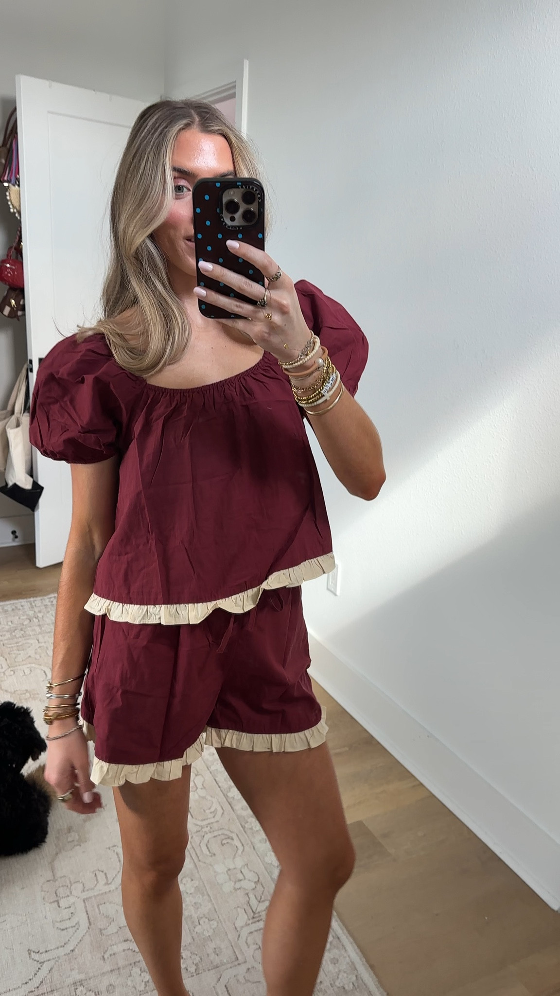 Amazon size small Tankaneo Womens 2 Piece Short Sets Summer Puff Sleeve Square Neck Babydoll Tops Cute Lounge Set Cotton Vacation Outfits

#LTKootd #LTKSeasonal #LTKSaleAlert