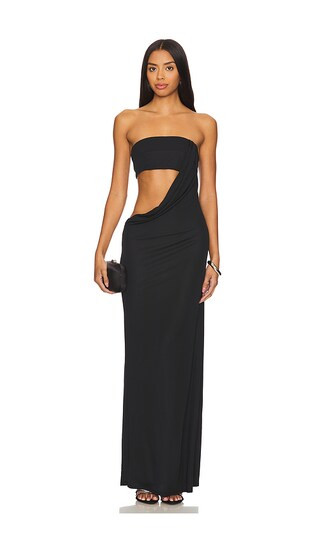 Aashvi Gown in Black | Revolve Clothing (Global)