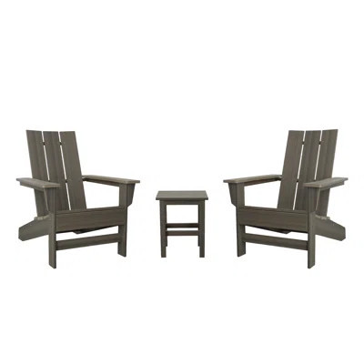 Aria Adirondack Chair Set - Coastal Gray | Wayfair North America