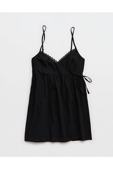 Aerie Cabana Tunic Tank Top Women's True Black XXL | Aerie