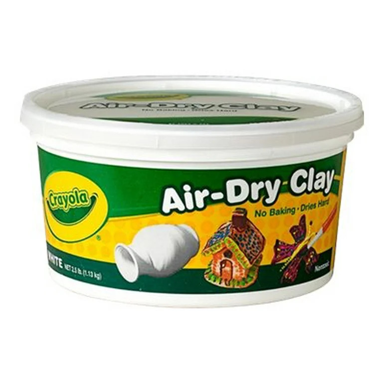 Crayola Air Dry Clay Bucket,  2.5 lbs White Clay, Classroom Supplies for Teachers, School Supplie... | Walmart (US)