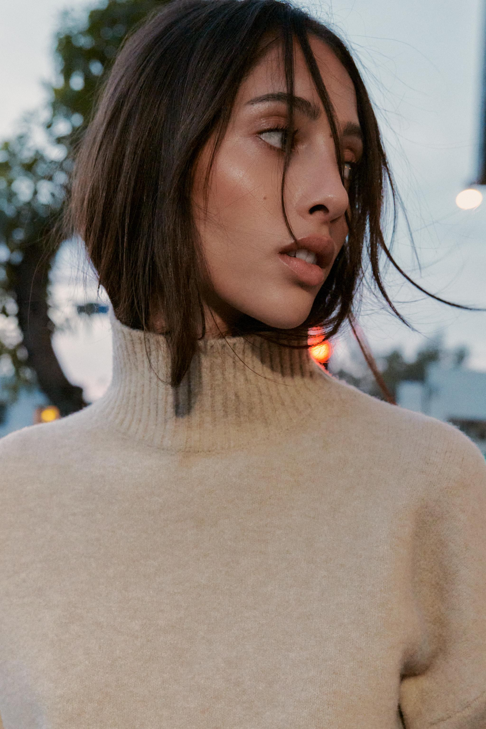 SOFT KNIT HIGH NECK JUMPER | Zara UK