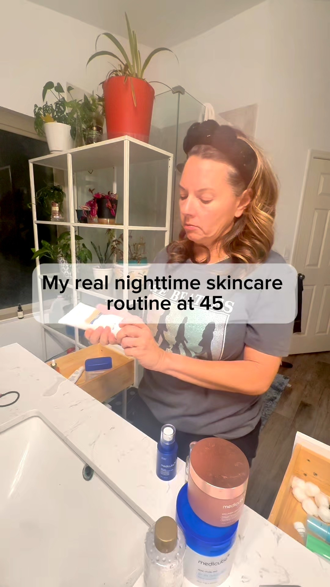 My real nighttime skincare routine at 45.

Nothing fancy, nothing trendy — just what I actually use consistently. I do this at night to wind down, and it’s become part of my routine in this season of life.

#LTKBeauty #LTKmomlife #LTKOver40