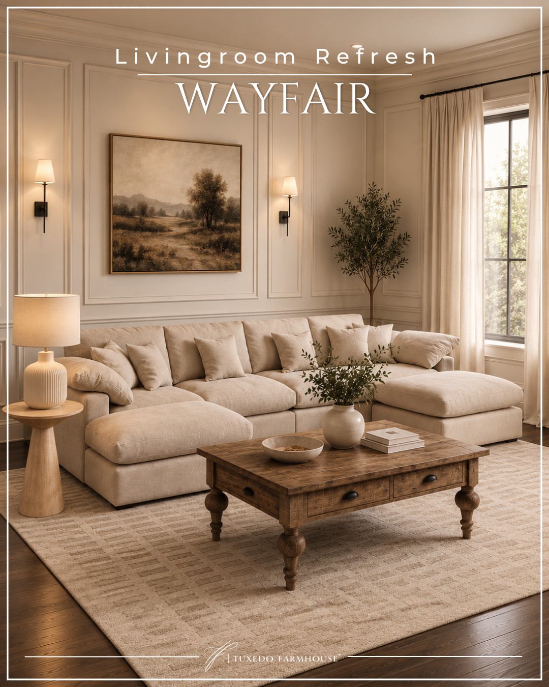 Your living room glow-up starts here 🤍✨

This is what cozy, elevated, and effortlessly put-together looks like. A soft neutral palette, plush seating, and warm wood tones come together to create a space that feels both inviting and refined—aka where everyone wants to stay a little longer. 

 #LTKSeasonal #LTKHome #LTKSaleAlert