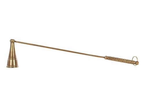 Alice Lane Antique Brass Candle Snuffer Home Collection – Refined Elegance with Elongated Thin Handle – Candle Wick Accessory – Flame Extinguisher | Amazon (US)