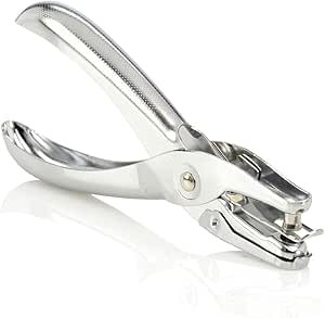 Swingline 1 Hole Punch, 5 Sheet Capacity Hole Puncher, Single Hole Paper Punch, Chrome (74005) | Amazon (US)