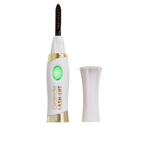 Grande Cosmetics LASH-LIFT Heated Lash Curler, Rechargeable and Travel Friendly, 2 Heat Settings, White | Amazon (US)