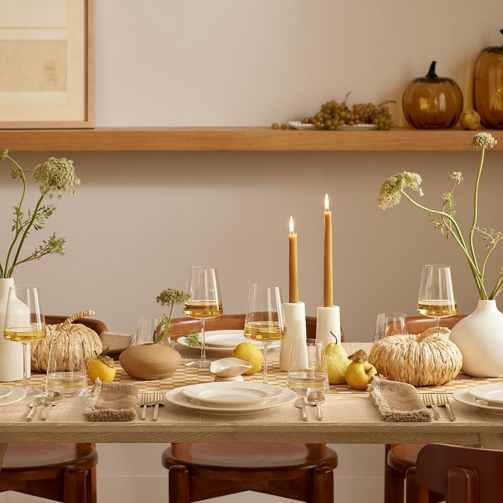 Natural Woven Pumpkins | West Elm (US)