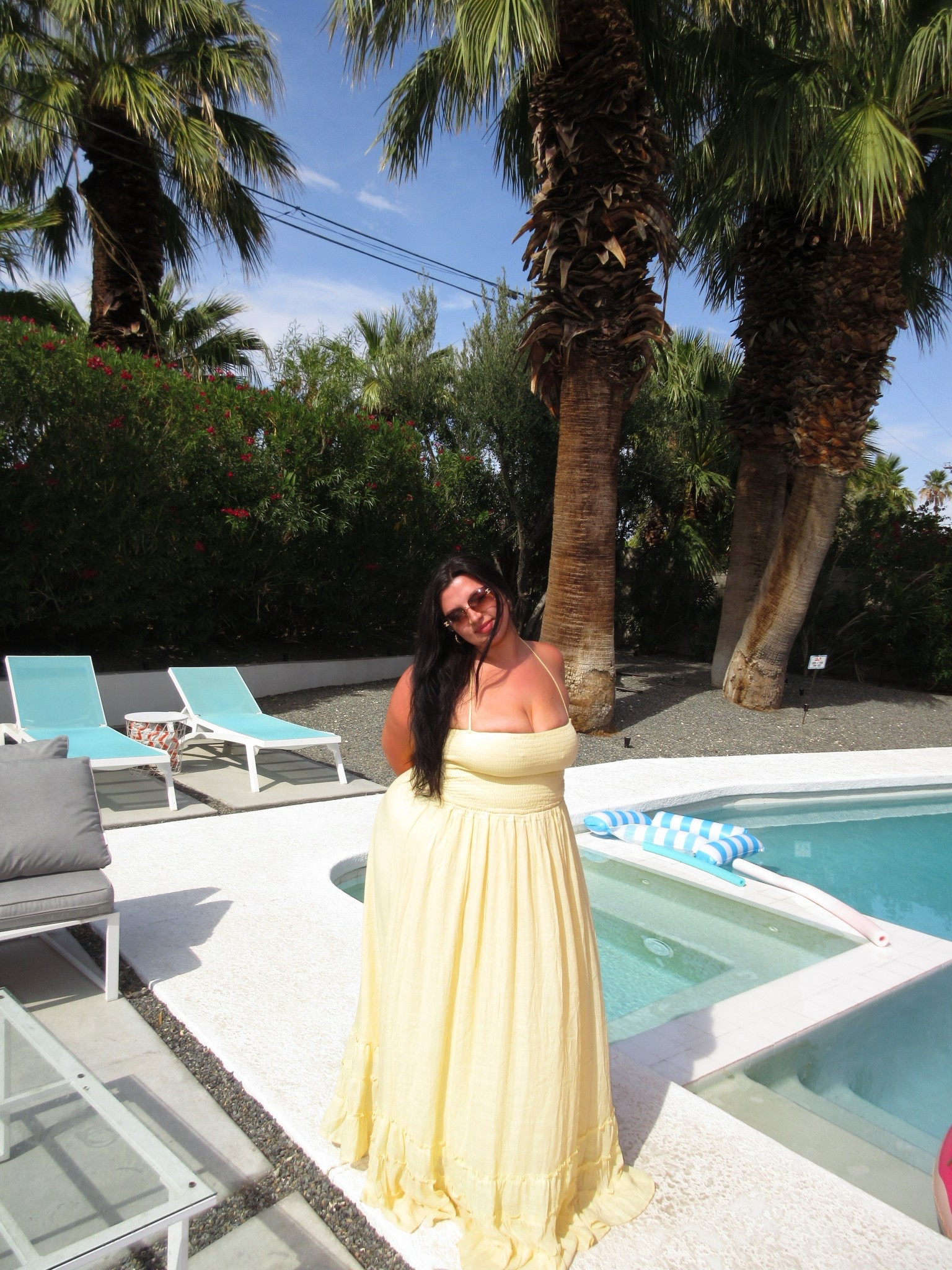 palm springs summer vacation outfit ⋆. 𐙚 ̊ (exact dress is ‘hayley halter maxi’ from fashion nova)

#LTKPlusSize #LTKFindsUnder50 #LTKSummerEdit