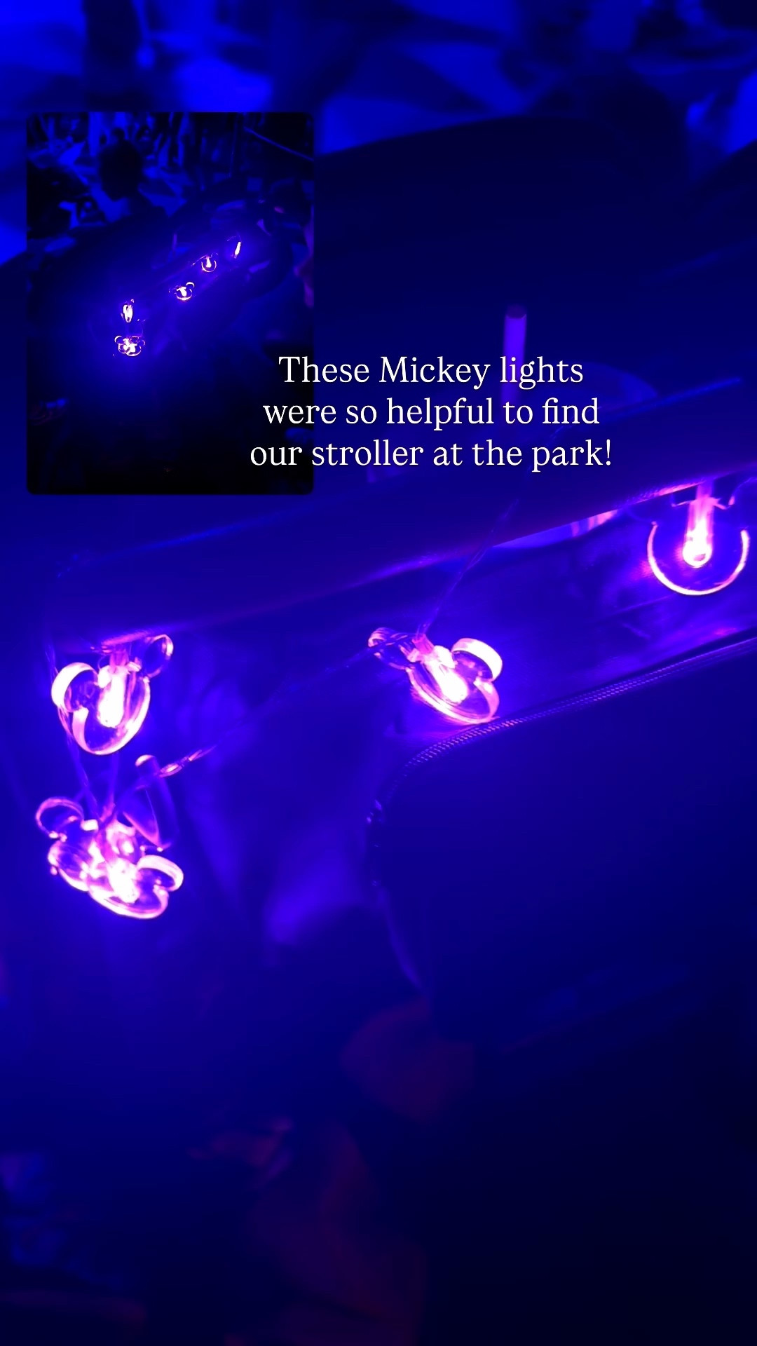 Disney vacation must have! Get these lights for your stroller so you can easily find it after rides! #disney #disneyhack #disneytip #disneyland #disneyworld #stroller #strollerlights #mickeymouse #mickeylights 

#LTKmomlife #LTKTravel #LTKKids