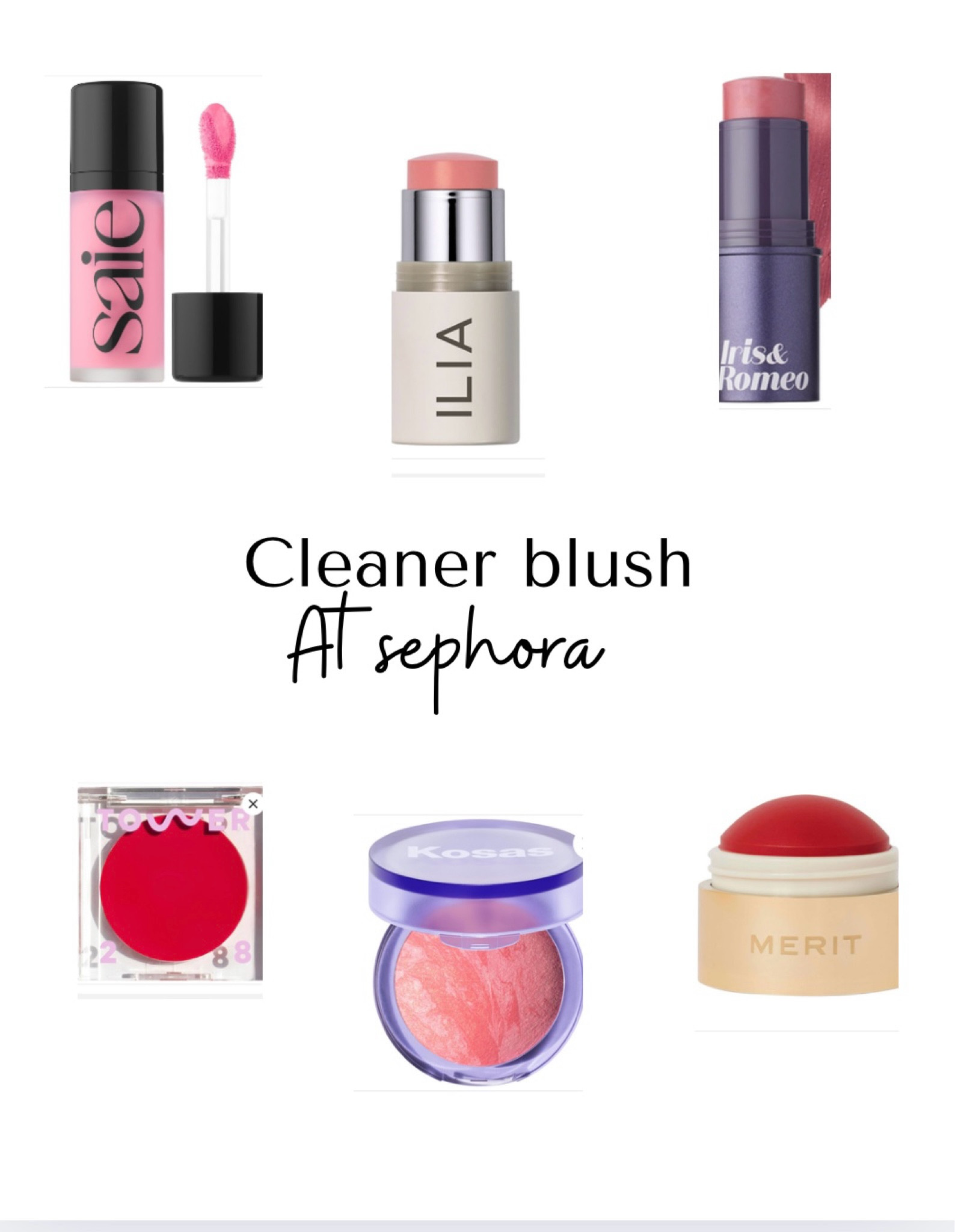 Clean blush at Sephora 