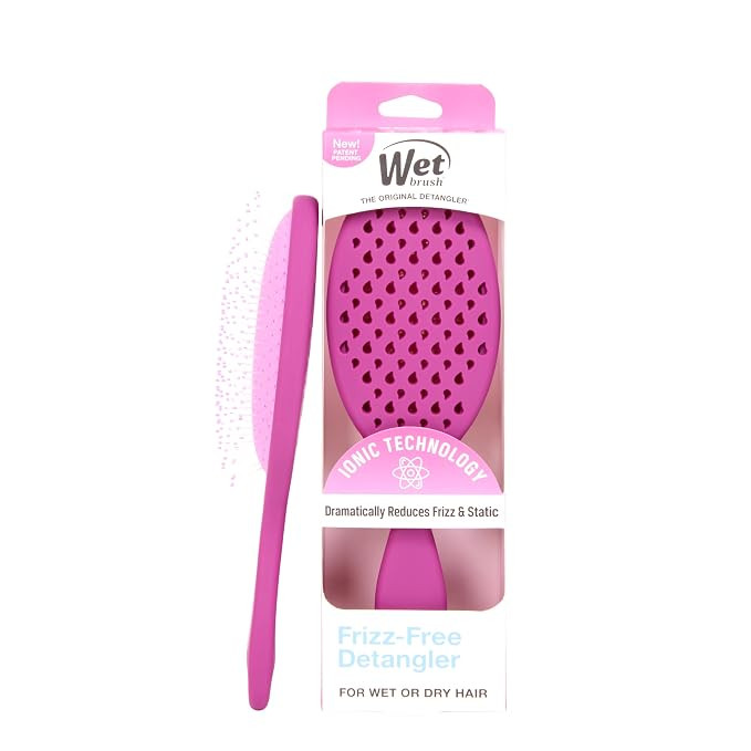 Wet Brush Frizz-Free Detangler Brush with Ionic Technology, Purple, Provides Frizz Control, Reduc... | Amazon (US)